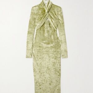 NANUSHKA Velvet Midi Dress